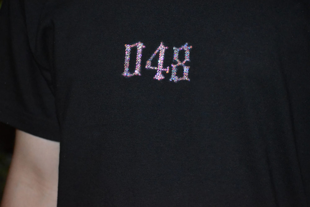 048 LogoTシャツ ラインストーンVer